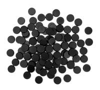 100PCS 28.5mm/1.12inch Textured Plastic Black Round Miniature Bases, Model Base for Gaming Miniatures or Wargames Table Top Games