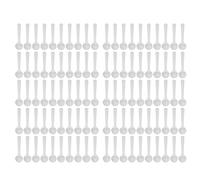 100Pcs 2ml/1g Fertilizer Spoons, Plastic Measuring Spoons Reusable Measuring Scoops for Gardening Kitchen Bakery
