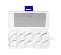 100pcs 3 * 3 Trimpot Trimmer Potentiometer Kit Box Mixed Variable Resistor Kit 100R-500k 3X3 SMD Potentiometer Resistance set Capacitance Meters