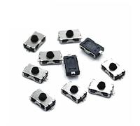 100PCS 3 * 6 * 2.5 NO Micro Switch Normally Closed 3 * 6 SMD Touch Silica Gel Button Keys 4 * 6 NC Soft Button SMD (Color : Normally Open)(Normally Open)