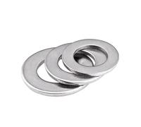 100pcs 304 Stainless Steel M1.6 M2 M3 M5 M6 M8~ M30 Gasket Ultra-thin Metal Screw Flat Washer Standard Increase Thickened Meson For Screws Bolts(M6x12x0.8 x100pcs)