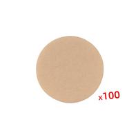 100PCS 32MM Brown Coffee Medication Filter Unbleached Paper Tall Permeability Denial Remainder Additional Unbleached Coffee