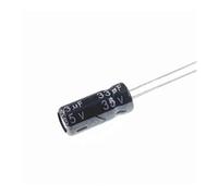100pcs 33uF 35V 33MFD 35WV 5 * 11mm Aluminum Electrolytic Capacitor Radial RUAJOGYNVM