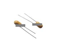 100pcs 35V0.1UF 104L 100NF In-line tantalum capacitor with 2.54MM pin distance ICXLPMC