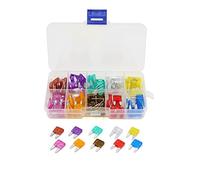 100Pcs 3A 5A 7.5A 10A 15A 20A 25A 30A 35A 40A ATM Auto Car Truck Mini Blade Type Fuse Kit Protected circuits