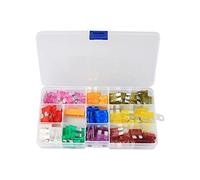 100pcs 3A 5A 7.5A 10A 15A 20A 25A 30A 35A 40A Standard Blade Car Fuses Assortment Car Blade Fuse Auto Boat Motorcycle Fuse Protected circuits