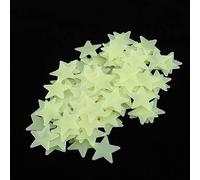 100pcs 3D Wall Glow in The Dark Star Stickers: Adorable Luminous Decals for Baby Kid Nursery Bedroom - Exquisite Home Decoration Accessories for Holiday Parties