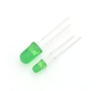 100pcs 3mm 5mm 2 Pins Round Green Yellow Red Blue Light LED Emitting Diode Beads for Arduino DIY Decoration Fashion