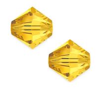 100pcs 3mm Adabele Austrian Bicone Crystal Beads Clear AB Compatible with Swarovski Crystals Preciosa 5301/5328#ssb302