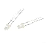 100PCS 3mm LED Bulbs Red Blue Green White Yellow for Test Equipment Design and Laboratory Instrument Building (blue)