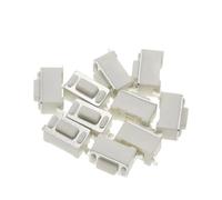 100PCS 3X6X4.3MM 2Pin SMD DC12V 50mA Tact Switch Push Button Touch Switch 3 * 6 * 4.3mm White Button IDGTTLDF(Bulk)