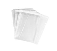 100Pcs 4.5x5.5 inch Clear Plastic Flat Self-Sealing Cellophane Wrap Bags Resealable Candy Nuts Cookies Gift Wrapping Bag