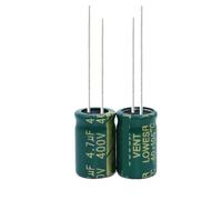 100PCS 400V4.7UF 4.7UF 400V Aluminum Electrolytic Capacitor high-frequency 8X12MM BIANMTSW
