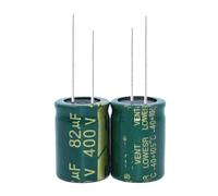 100PCS 400V8.2UF Aluminum Electrolytic Capacitor high-frequency 18X25MM Capacitance Meters