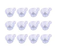 100pcs 40ml Silicone Measuring Cups Plastic DIY Resin Mixing Tools for Making Craft Disposable Clear Pigment Coloring Toning Crystal Epoxy Dispensing Cup