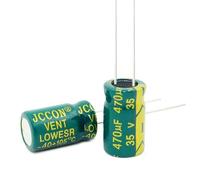 100PCS 470UF 35V 35V470UF Aluminum Electrolytic Capacitor high-frequency 10X17MM MQXFCZUX
