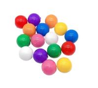 100Pcs 4cm Conjoined Twist-shell Egg Casing Colorful | Empty Shells Plastic Hollow Balls PP for Party Games