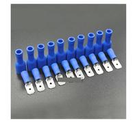100pcs 50pairs 2.8mm 4.8mm 6.3mm Female Male Electrical Wiring Connector Insulated Crimp Terminal Spade FDFD2-250 MDD2-250(2.8mm Blue 50pairs)