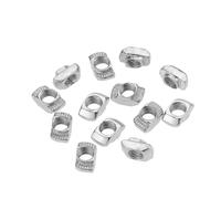 100pcs 50pcs M3/M4/M5*10 * 6 For 20/30/40/45 Series Slot T nut Sliding T Nut Hammer Drop In Nut Fasten Connector 2020 Aluminum Extrusions(50pcs,40 series M3)