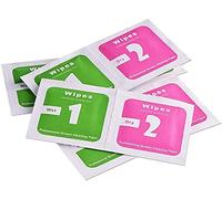 100pcs(50set) Dry Wet Cleaning Wipes Paper Dust Removal Papers LCD Screens for Tempered Glass Camera Lens