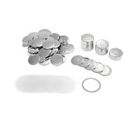 100Pcs 58mm Magnet Refrigerator Badge Pin Button Maker Parts For Art Crafts Making Fridge Badges Set Multipurpose(Strong Magnet Button)