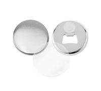 100PCS 58mm Metal Button Parts Supplies Fridge Magnet Bottle-Opener for Button Maker Machine Round Pin Maker Materials Compatible and Multi-Use