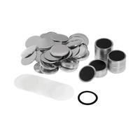 100pcs 58mm Strong Soft Magnetic Refrigerator Sticker Badge Material DIY Blank Pin Button Badge Versatility for Crafts(58mm Soft Magnet Button)