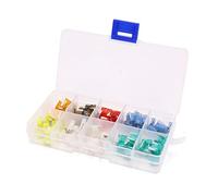 100Pcs 5A 7.5A 10A 15A 20A 25A 30A Automotive Car Low Mini Blade Type Fuse Kit Protected circuits