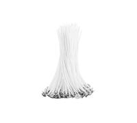 100Pcs 5cm Cotton Candle Wicks Smokeless Wax Pure Cotton Core Pre-waxed Wicks DIY Candle Making Party Supplies