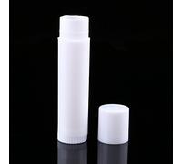 100PCS 5ml Empty Lipstick Container, Lip Balm Tube, Clear Black White Lip Gloss Tube with Cap, Plastic Lip Balm Bottle for DIY Cosmetics, Travel Size Refillable Lipstick