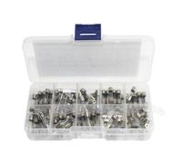 100PCS 5x20mm Fast-Blow Glass Fuse Assortment Kit, 250V Tube Fuses in 10 Values 0.2A 0.5A 1A 2A 3A 5A 8A 10A 15A 20A, Mini Fuse Set in Clear Storage Box for Appliances