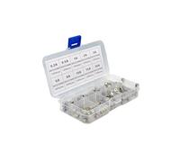 100pcs 5x20mm Quick Blow Glass Tube Fuse Assorted Kit Amp 0.2A 0.5A 1A 2A 3A 5A 8A 10A 15A 20A 250V with Storage Box