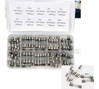 100Pcs 5X20mm Quick Blow Glass Tube Fuse Assorted Kit Fast Action
