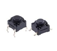 100Pcs 6 * 6 * 5mm DIP SMD 4Pin Waterproof Type Tact Switch Momentary Tactile Push Button 6×6mm 6 * 6mm SMT(6x6x5 SMD 100PCS)