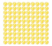 100Pcs 6 Sided Game Dices 12mm Round Corner Dices Set For Table Game Math Teaching Colorful Six Sided Cubes Multicolor Gaming