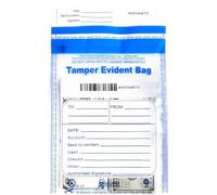 100Pcs 6"x9" Clear Plastic Bank Deposit Bag - Tamper Evident Security Bags -Transparent Cash Money Bags with High Level Security Seal