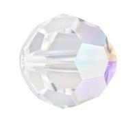 100pcs 6mm Adabele Austrian Round Crystal Beads Clear AB Compatible with 5000 Swarovski Crystals Preciosa SS2R-602