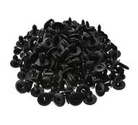 100pcs 6mm CO5 Auto Car Plastic Rivets Clips Car Retainer Kit Fender Bumper Clips Retainer Fastener Universal for Car Black