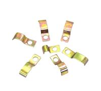 100pcs 6mm Dia/Single Side Fixture Oil Tube/Pipe/Hose Clamps PC-1106 for Centralized Lubrication System/CNC Machine Center(PC-1204)