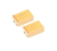 100PCS 6V 6.3V 10V 16V 25V 35V 50V 10UF 22UF 33UF 47UF 100UF 220UF 330UF 470UF D Type SMD Tantalum Capacitor Electronic Accessories (Size : 16V 220UF D)