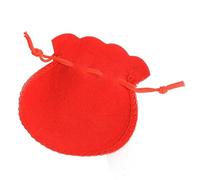 100pcs 7 * 8cm 9 * 12cm Velvet Bags Drawstring Pouch Calabash Jewelry Packing Wedding Xmas Party Sachet for Necklace, Earring, Bracelets(Red,9x12cm)
