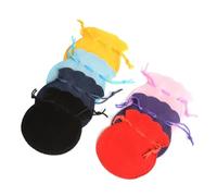 100pcs 7 * 8cm 9 * 12cm Velvet Bags Drawstring Pouch Calabash Jewelry Packing Wedding Xmas Party Sachet for Necklace, Earring, Bracelets(Royal blue,7x8cm)