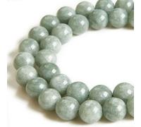 100pcs 8mm Burmese Jade Beads Natural Gemstone Beads Round Loose Beads for Crafting and Jewelry Making