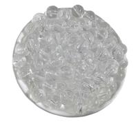 100Pcs 8mm Clear Glass Beads Bracelets Making Accessories for Necklace Bracelets Jewelry Making Project Crystal Beads