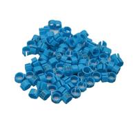 100Pcs, 8mm Inner Diameter, Pigeon Identification Rings, Numbered, Multi-Colored, for Outdoor Bird Management,Sky Blue,Inner Diameter 8mm