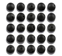 100Pcs 8mm Natural Matte Black Onyx Agate Beads Round Loose Gemstone Stone for Jewerly Making with Crystal Stretch Cord