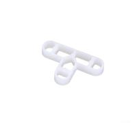 100PCS 8mm Plastic Brick Wall and Deck Board Spacers for Tile Leveling Systems - White Construction Spacing Clips for Professional Flooring, Decki