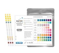 100PCS 9-in-1 Aquarium Test Strips, Fish Tank Test Kit, Disposable Water Testing Strips, Simple and Quick, Aquarium Test Kit for Ammonia Nitrogen, Hardness, Nitrate, Nitrite, Alkalinity, pH, Copper