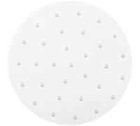 100pcs 9 Inch Round Air Fryer Liners, Fits 10-Inch Bamboo Steamer Baskets, Premium Perforated Parchment Paper Sheets, Non-stick Basket Mat, Perfect for Steaming/Baking/Air Fryers/Cooking