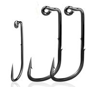 100Pcs 90-Degree Jig Hooks Long Shank Forged Fishing Aberdeen Jig Hooks(Size 2-0 Gap 12.33mm)